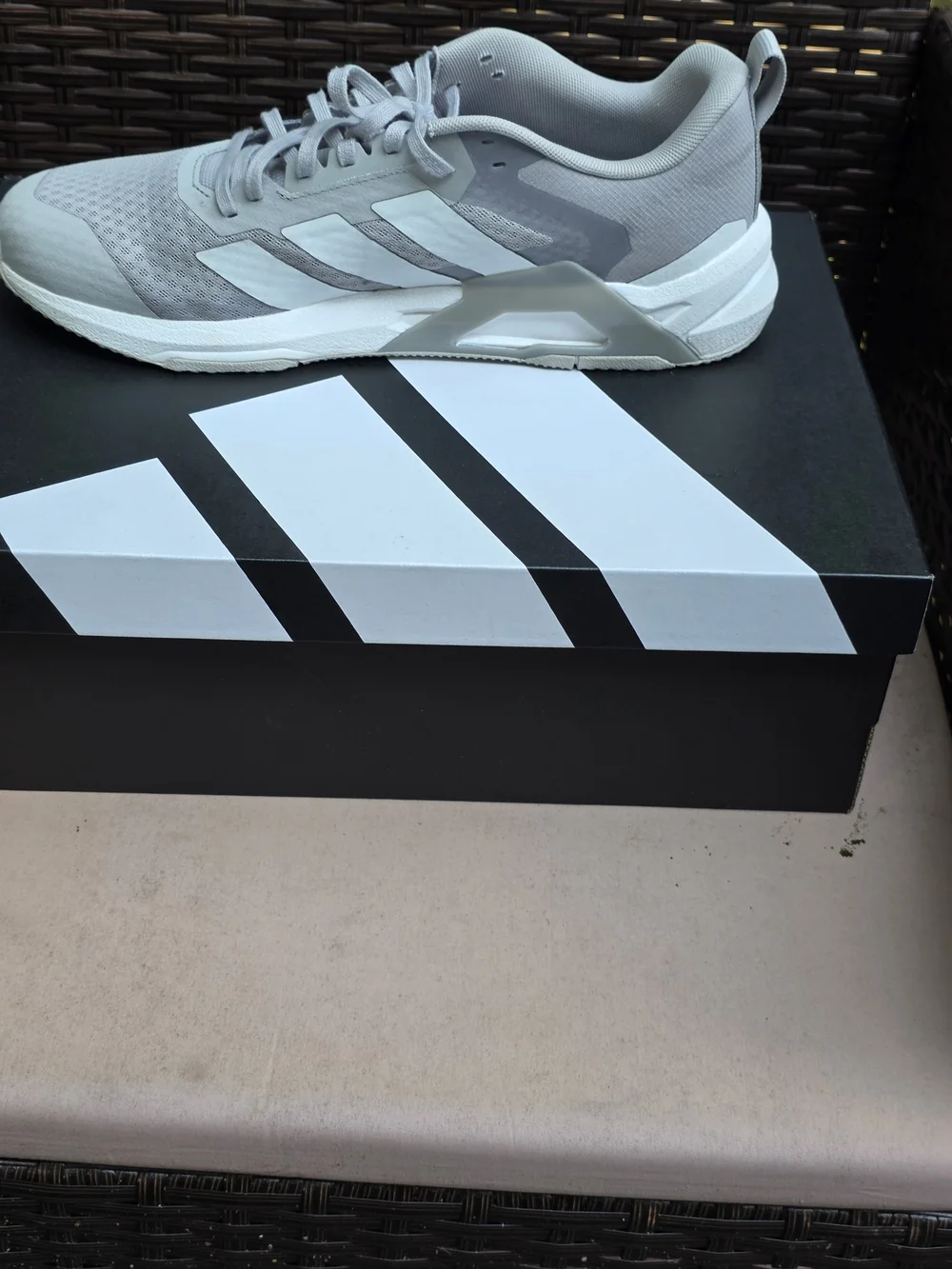 adidas Light Gray Athletic Running Shoes